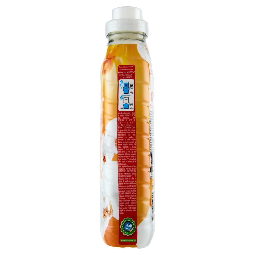 Lenor Ammorbidente Lavatrice Concentrato, Oro e Fiori di Vaniglia, 42 Lavaggi 882 ml